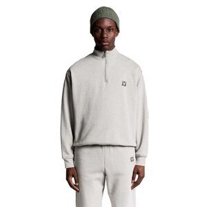 Lyle & Scott Mens Quarter Zip Sweatshirt / Beige